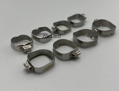 Dental Orthodontic 1st Rough Molar Bands with Buccal Tubes #29-44+ Roth 018/022