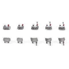 Dental Orthodontic Metal Brackets Braces Mini Roth/MBT 022/018 Hooks 3/345