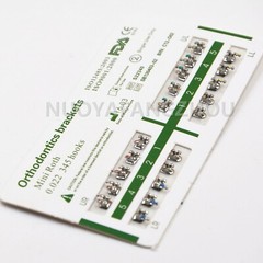 5 Sets Dental Teeth Brackets Mini Roth 022 345 Hooks Mesh Base Ultrathin Braces