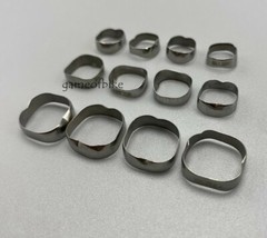 Dental Orthodontic 1st Molar Bands Plain Molar Band Size #29-44+