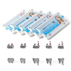 Dental Orthodontic Metal Brackets Braces Mini Roth/MBT 018/022 Hooks 3/345