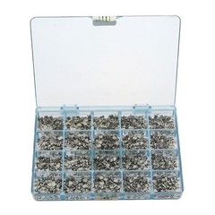 50 Set Dental Orthodontic Monoblock Metal Brackets Braces One Piece MBT Roth 022