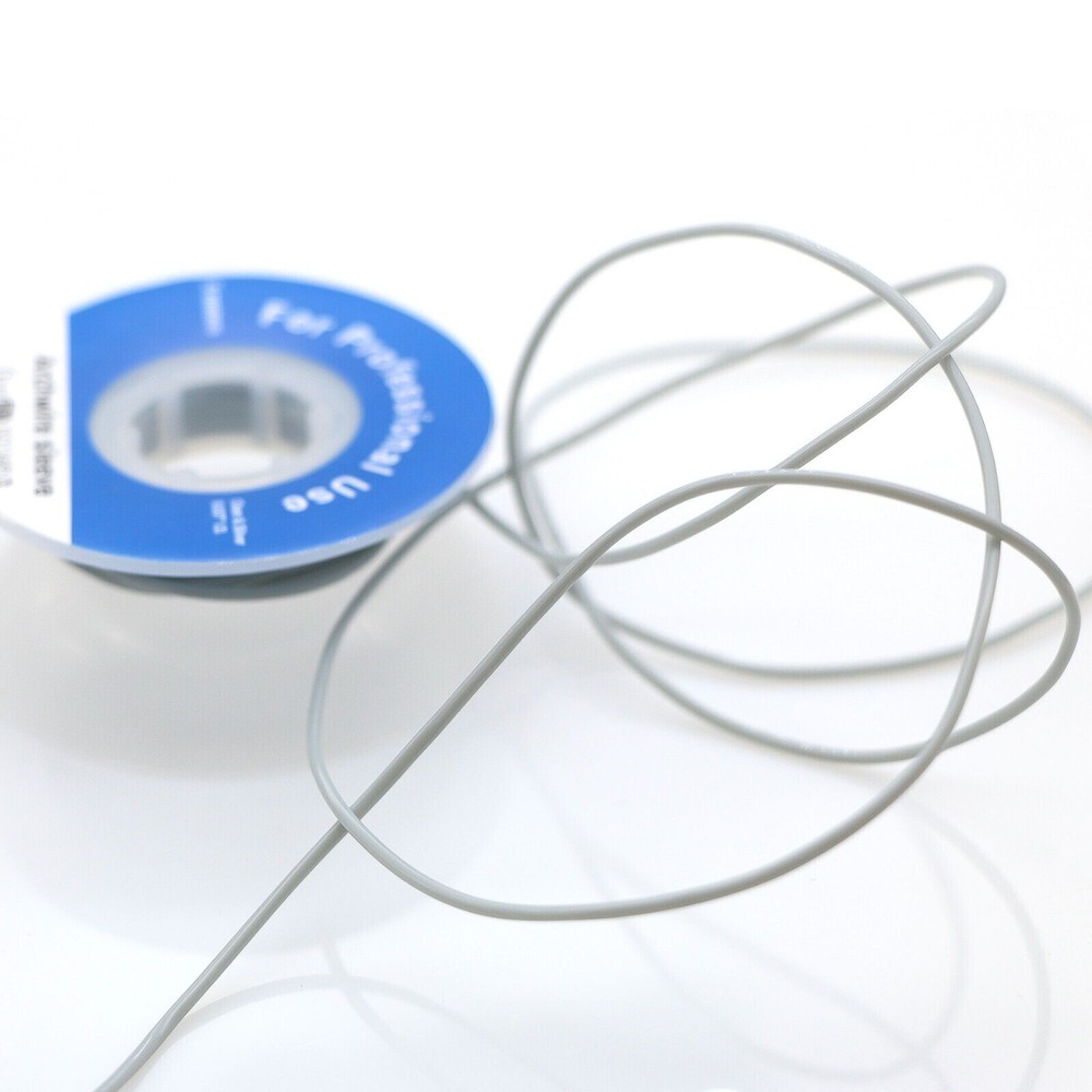 Dental Orthodontic Archwire Sleeve Elastic Protective Tube Arch Wire 0.030 Grey