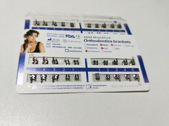 5 Sets Dental Orthodontic Metal Brackets MIM Monoblock Mini Roth 018 345 Hooks