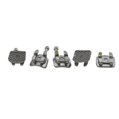 10Sets Dental Orthodontic Metal Brackets Braces Roth 022 345 Hooks Mini Twin