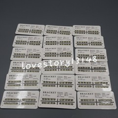 10 Packs Separable Metal Dental Orthodontic Brackets Mini/Standard 018/022 Slot