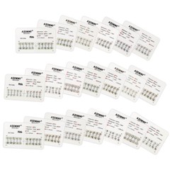 10 Packs Dental Orthodontic Standard/ Min Brackets Roth/MBT/Edgewise With Hooks