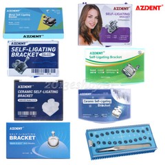 AZDENT Dental Self Ligating Bracket Braces 15 Types Mini Roth/MBT.022 345HK