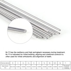 AZDENT Dental Orthodontic Brackets Braces/Super Elastic Niti Ovoid Arch Wires