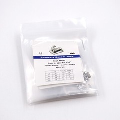 4 Pcs/Pack Dental Orthodontic Bondable Buccal Tube Roth 022 1st Molar Non-conv
