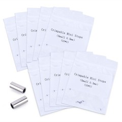 5 Bags Dental Orthodontic Crimpable Hook Long Hooks Stainless MINI Stops 0.5mm