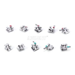 Dental Orthodontic MIM Brackets Braces Mini Roth MBT 022/018 Hooks 345 Monoblock