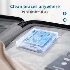 Travel Braces Care Kit – 7-Piece Orthodontic Essentials for On-the-Go White