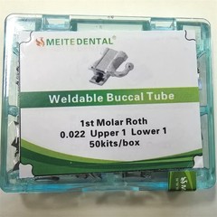 Dental Orthodontic Buccal Tubes Molar brackets Weldable Non-con/Con 1st Roth/MBT