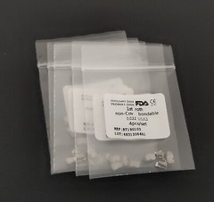 50Sets Dental Orthodontic Buccal Tubes Roth 1st 0.022″ Molar non-Cov Bondable
