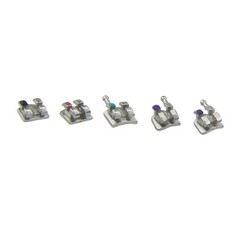 Dental Ortodoncia Braces Brackets Metal MIM Mini 022 018 Roth MBT 345 Hook 5-5
