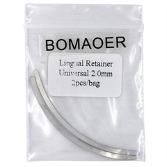 1 Pack Dental Orthodontic Lingual Retainer Universal 2.0Mm 2Pcs/bag