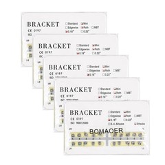 5 Packs Dental Orthodontic Metal Bracket Brace Mini Roth 018 3 Hook 20PCS/Pack