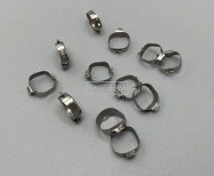 Dental Orthodontics Molar Bands Roth 022 Buccal Tubes Lingual Cleats Kit #29-44+