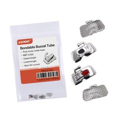 10/50Sets AZDENT Dental Orthodontic Buccal Tube 1st 2nd Molar Roth MBT.022