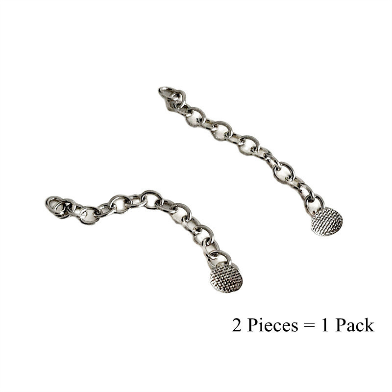 Dental Traction Hook Eyelet Button Chain Round Base Buttons 2Pcs/Pack