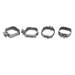 GAC Orthodontic Molar Bands Roth Lingual Cleat Convertible Double Tubes 85 Set