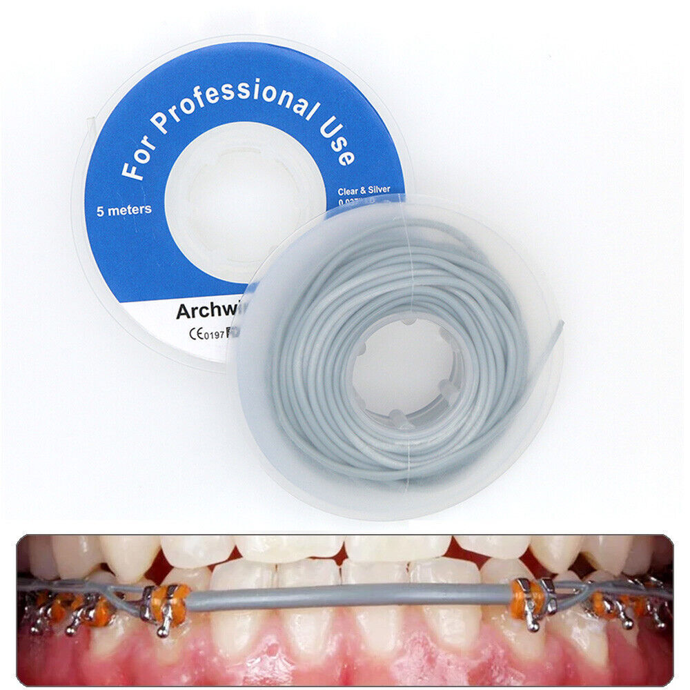 Dental Orthodontic Archwire Sleeve Elastic Protective Tube Arch Wire Protection