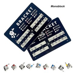Dental Orthodontic Brackets Mini Metal Braces Roth 022″ Slot 3 4 5Hooks New
