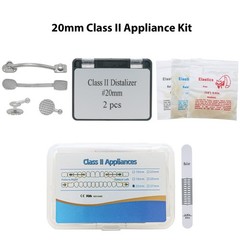Dental Orthodontic Class II Appliance Kit Distalizer Corrector Bondable Rubber