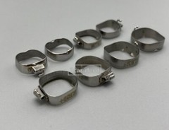 Dental Orthodontic 1st Molar Bands Buccal Tubes Roth 018 U1/L1 Size #29-44+