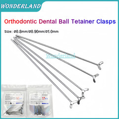 Dental Orthodontic Ball Retainer J Clasp Oblique Clasps Bars Y-Type Scheu Style
