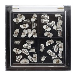 Orthodontic Buccal Tubes 1st 2nd Molar Brackets Roth MBT 022 Laser Marked Mini