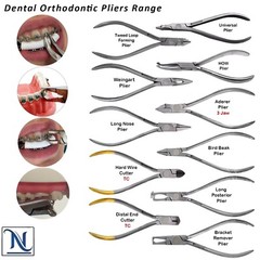 Professional Dental Pliers Orthodontic Braces Wire Bending Loop Forming Pliers