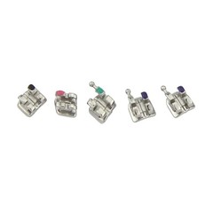 Dental Orthodontic Mini Brackets Metal Braces MIM ROTH MBT 018 022 345 Hooks OC