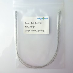 Dental Niti Open Coil Springs Orthodontic Arch Wires 0.012*180mm/0.010*180mm 4Pc
