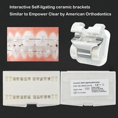 Ormco Damon Empower Type Orthodontic Self-ligating Ceramic Brackets Roth MBT 022