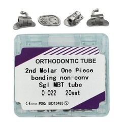 Dental Orthodontic Buccal Tube 1st 2nd Molar Tubes Roth MBT 0.022 Mesh Conv Mono