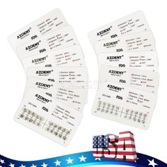 AZDENT Dental Orthodontic Brackets Braces Standard & Mini Roth & MBT Hooks 3-4-5