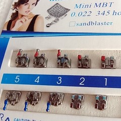 Dental Orthodontic Brackets Braces Mini MBT Slot.022 Hooks 3-4-5 Metal