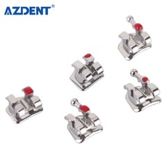 AZDENT Dental Orthodontic Ultrathin Mini/Standard Metal Bracket Braces Hook 345