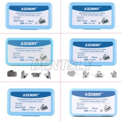 50Sets AZDENT Dental Orthodontic Buccal Tube 1st 2nd Molar Tube Roth MBT 022/018