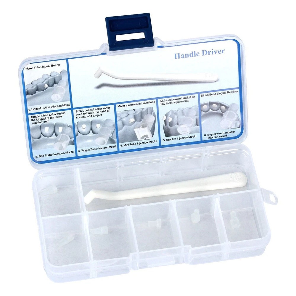 Dental Ortho Tube Wire Bite Mould Mini Accessories Injection Bracket&Lingual Kit