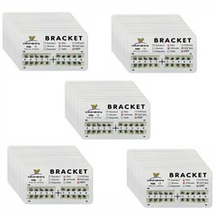 50 packs Dental Orthodontic Metal Braces Bracket Mini MBT 0.22″Slot 345 Hooks #1
