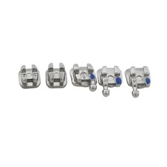 Dental Orthodontic Bracket Metal Mini Brace Roth MBT 022 345 Sandblasted Galaxy