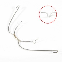 Dental Orthodontic Stainless Steel Hook 6 Sizes Extraoral Face Bow With Cuspid