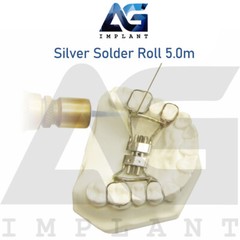 Ø0.5mm Silver Solder Wire Roll 5m Orthodontic Dental Bands Soldering Welding