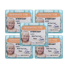 ETERFANT Dental Ortho Buccal Tubes Monoblock 1st Molar Roth 022 018 Bondable