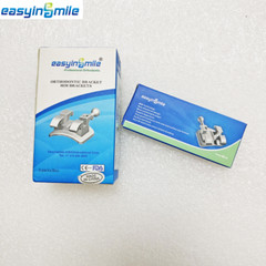 5Packs EASYINSMILE Dental Bracket Mini MBT 022 3 4 5w/hook Orthodontic Brackets
