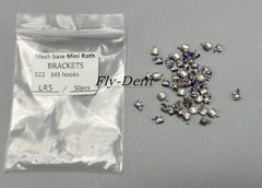 Dental Orthodontic Bracket Braces Mini Roth 022 Slot Hooks 345 Metal In Bulk