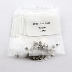 10 Pcs Dental Orthodontic Traction Hook Bondable 3mm Round Type Caplin Hooks